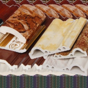 Plastic extrusiemal met imitatie marmer